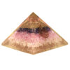 Amethyst Rose Crystal Orgone Pyramid