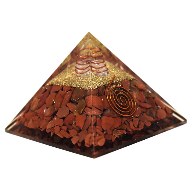 Red Jasper Orgone Pyramid