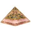 Rose Quartz With Tree Orgone Pyramid